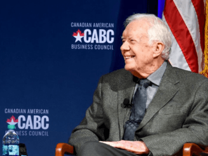 Former president Jimmy Carter, seen here at a June 15m 2017 event at the Carter Center in