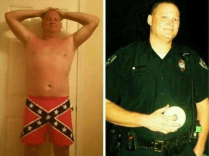 UNDERWEAR LEADS TO UNEMPLOYMENT.... Charleston, S.C. police officer Shannon Dildine decided to post a pic of himself in his rebel flag boxers. He's since been fired.