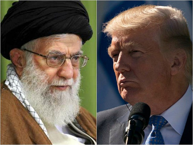 Ayatollah Khamenei and Donald Trump