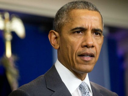 U.S. President Barack Obama makes a statement about multiple acts of violence in Paris in the Brady Press Briefing Room of the White House in Washington, D.C., U.S., on Friday, Nov. 13, 2015. Obama said the U.S. is prepared to provide whatever assistance France needs in the wake of terrorist …