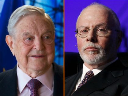 Billionaire hedge fund managers Paul Singer and George Soros define the ideological bounda