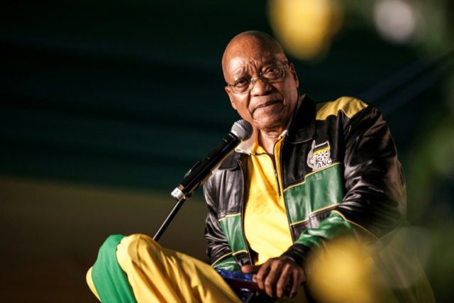 President Zuma, who is accused of corruption, fraud, money-laundering and racketeering, ha