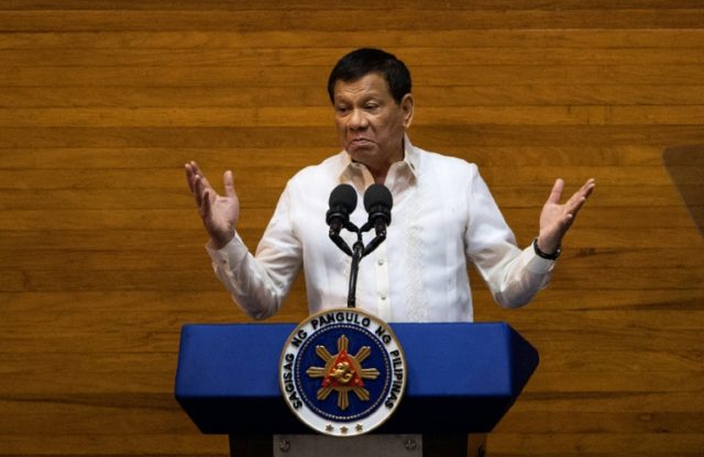 Duterte said he would resort to a revolutionary government, as opposed to martial law that