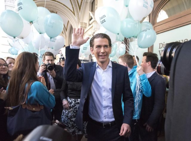 Austrian Minister for Foreign Affairs and the chairman of the People's Party (OeVP), Sebas