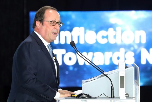 Former French leader Francois Hollande's first speech on international affairs since leavi
