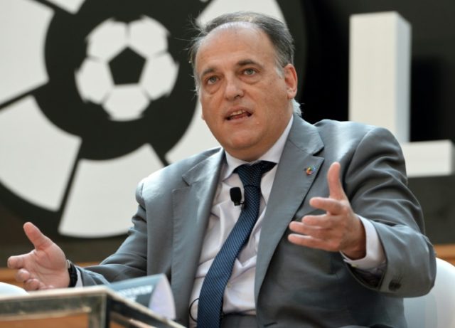 Javier Tebas, president of La Liga, said the team would delay the tender process to "wait