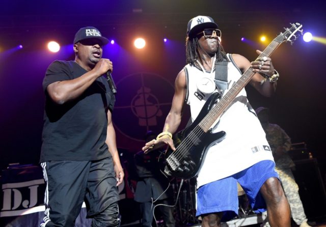 Public Enemy frontman Chuck D (L) serves on an executive committee behind the Smithsonian'