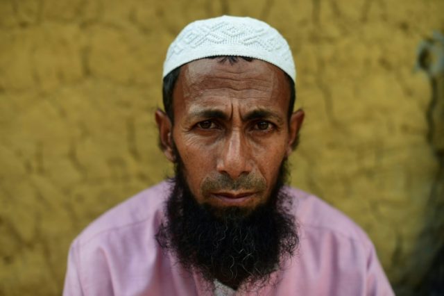 Rohingya refugee Fazol Ahmed's family fled an earlier wave of violence against the Muslim