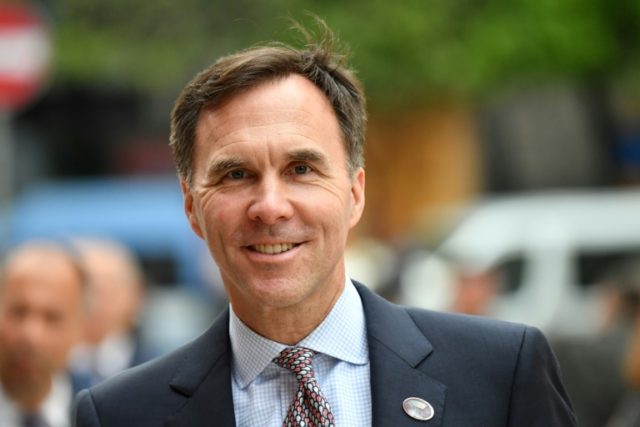 Canada's Finance Minister Bill Morneau deferred setting a timeline for returning to a bala