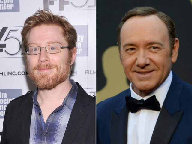 Actor Anthony Rapp (L) has accused actor Kevin Spacey of making sexual advances more than