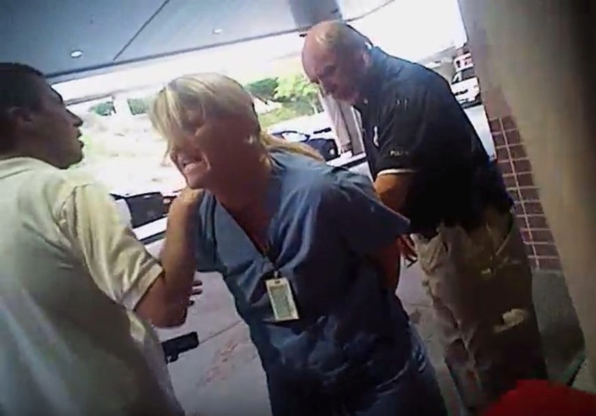 Utah officer fired after nurse's arrest caught on video Breitbart