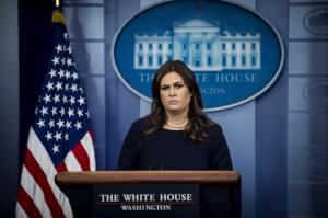 Watch live: Sarah Sanders gives press briefing