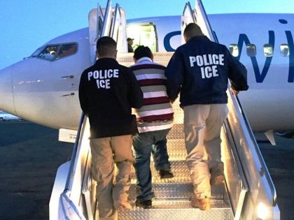 ICE ERO officers remove criminal alien.
