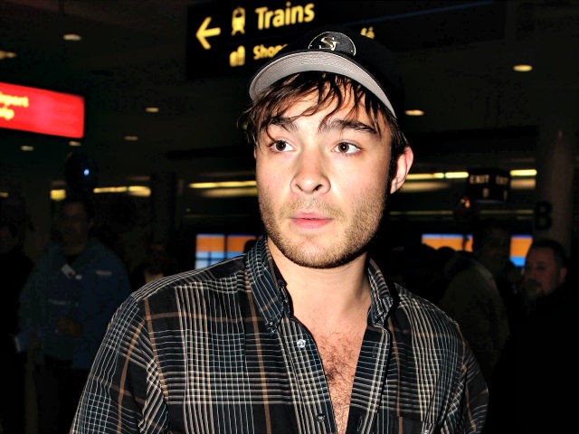 British actor Ed Westwick arrives at Sydney International Airport on June 29, 2010 in Sydn