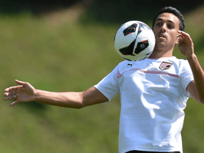 BOLZANO, ITALY - JULY 24: Eran Zahavi in action during a US Citta di Palermo pre-season tr