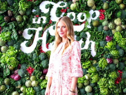 In this June 10, 2017 photo provided by Goop, Gwyneth Paltrow stands for a photo at the "In goop Health" summit in Culver City, Calif. If your loved ones wouldn't think twice about guzzling organic wheat grass, getting a vitamin infused IV drip or putting leeches on their face for …