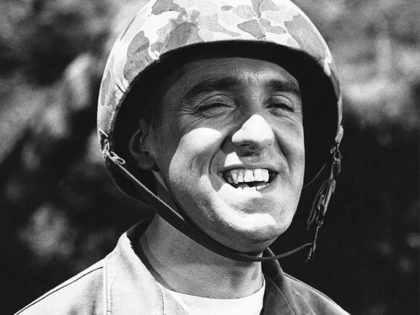 FILE - Jim Nabors is seen in character for his role of Gomer Pyle in this 1966 file photo. Hawaii News Now reports Jim Nabors and his partner, Stan Cadwallader, traveled from their Honolulu home to Seattle to be married Jan. 15, 2013. The couple met in 1975 when Cadwallader …