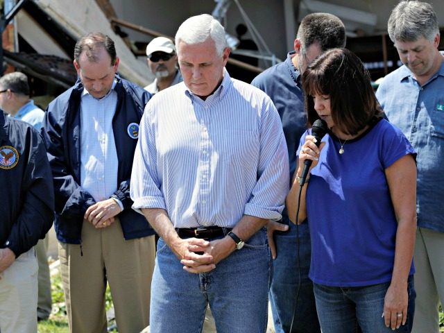 Mike Pence Prays in Texas