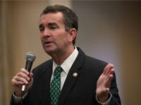 Ralph-Northam-hand-getty OCTOBER 23: Democratic gubernatorial candidate and Virginia Lieutenant Governor Ralph Northam speaks to residents during a visit at Greenspring Retirement Community October 23, 2017 in Springfield, Virginia. Northam is running against Republican Ed Gillespie to be the next governor of Virginia. (Photo by Alex Wong/Getty Images)