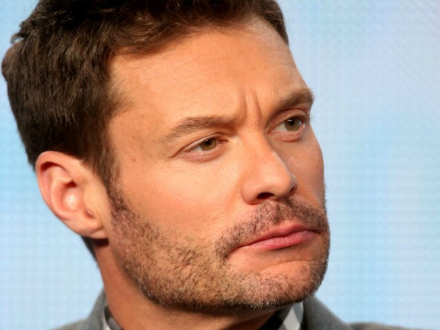 Host Ryan Seacrest speaks onstage during the 'American Idol' panel discussion at