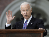 FILE - In this May 24, 2017, file photo, former Vice President Joe Biden delivers the annual Harvard College Class Day address on the campus of Harvard University, in Cambridge, Mass. Just days after launching a new political action committee, former Biden will join Republican officials and donors at a …