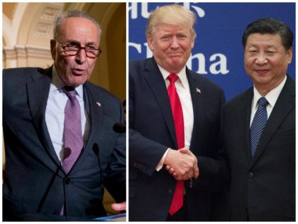 chuck-schumer-donald-trump-xi-jinping-ap-getty