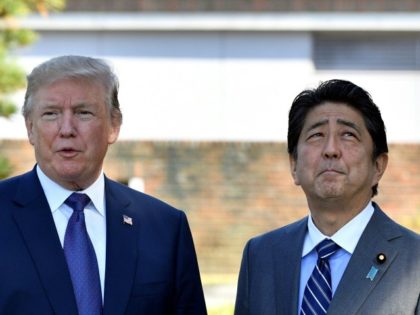 Despite the touch talk on trade, Donald Trump has formed a strong bond with Japanese leade