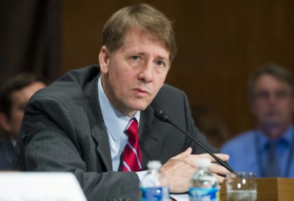 Richard Cordray, outgoing chief of the Consumer Financial Protection Bureau, said his agency recovered $12 billion for consumers