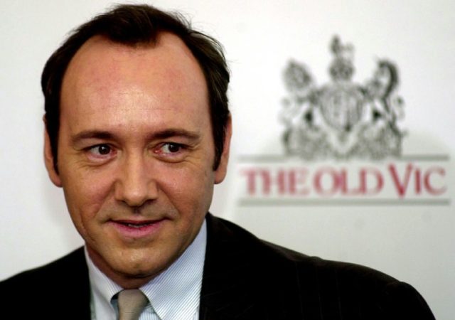 Kevin Spacey, pictured in London in 2003, was artistic director at The Old Vic for over a