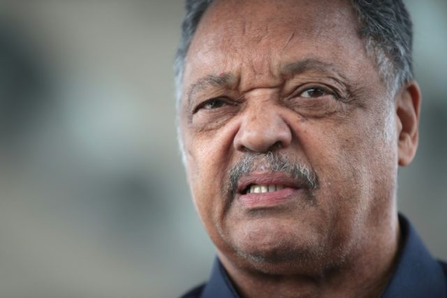 American Civil rights leader Jesse Jackson, who once worked with Martin Luther King Jr for