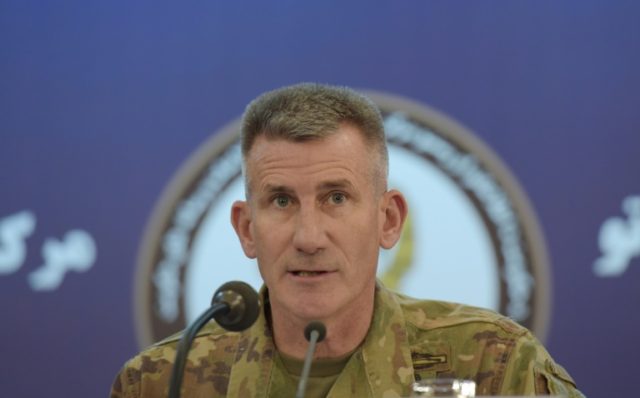 General John Nicholson, who commands US and NATO forces in Afghanistan, says "well over 1,000" advisors would be closer to the front lines during next year's fighting season