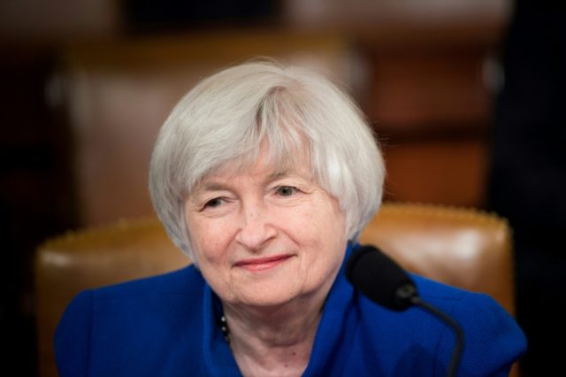 Federal Reserve Chairman Janet Yellen said the trajectory of US debt should "keep people a