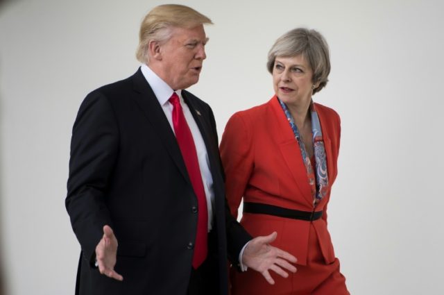 British Prime Minister Theresa May visited US President Donald Trump at the White House in
