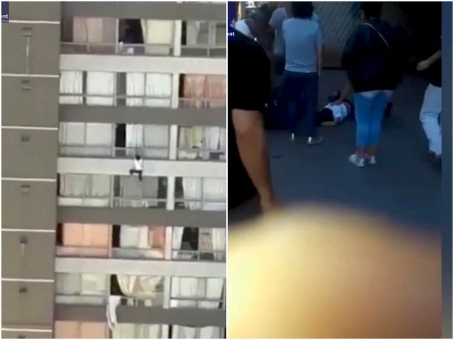 WATCH: Man Breaks Woman’s Fall from Ninth-Floor Balcony in Chile