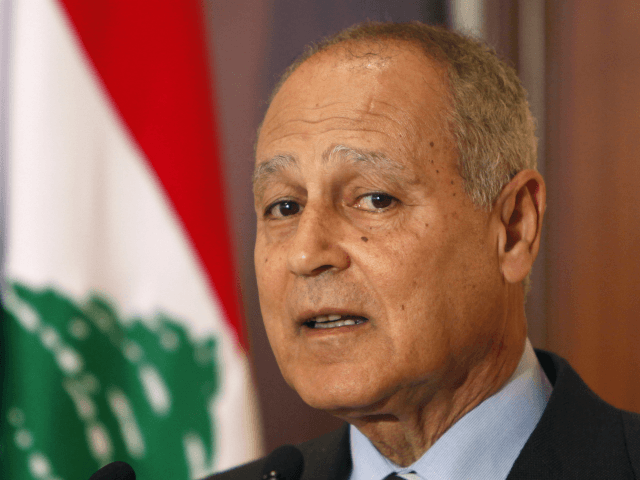 Egyptian Foreign Minister Ahmed Abul-Gheit speaks during a press conference after his meet