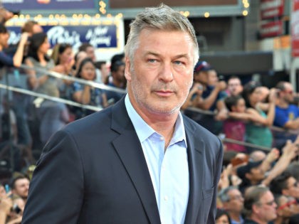 Actor Alec Baldwin attends the 'Mission Impossible - Rogue Nation' New York premiere at Duffy Square in Times Square on July 27, 2015 in New York City. (Photo by Jamie McCarthy/Getty Images)