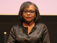 AnitaHillCommission Anita Hill applauds at the Anita Hill and Fatima Goss Graves Discussion on Harassment at United Talent Agency on Friday, Dec. 8, 2017, in Beverly Hills, Calif. (Photo by Willy Sanjuan/Invision/AP)