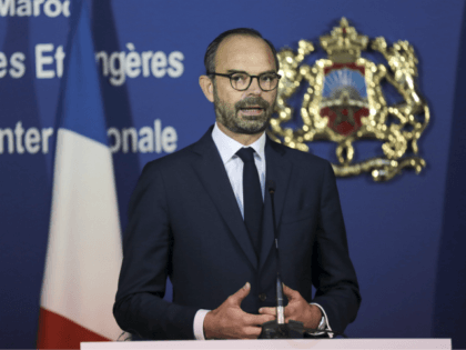 France's Prime Minister Edouard Philippe speaks during a press conference with his Moroccan counterpart Saad-Eddine El Othmani, in Rabat, Morocco, Thursday, Nov. 16, 2017. Philippe is in Morocco to try to reinvigorate trade with the North African kingdom, as the former French protectorate increasingly positions itself as an economic pillar …