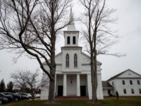 Donald Trump Holds Weekend Meetings In Bedminster, NJ BEDMINSTER TOWNSHIP, NJ - NOVEMBER 20: A view of Lamington Presbyterian Church, where president-elect Donald Trump attended a morning church service, November 20, 2016 in Bedminster Township, New Jersey. Trump and his transition team are in the process of filling cabinet and other high level positions for the new administration. …