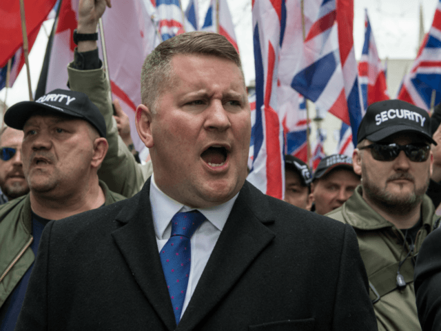 Britain First leader Paul Golding