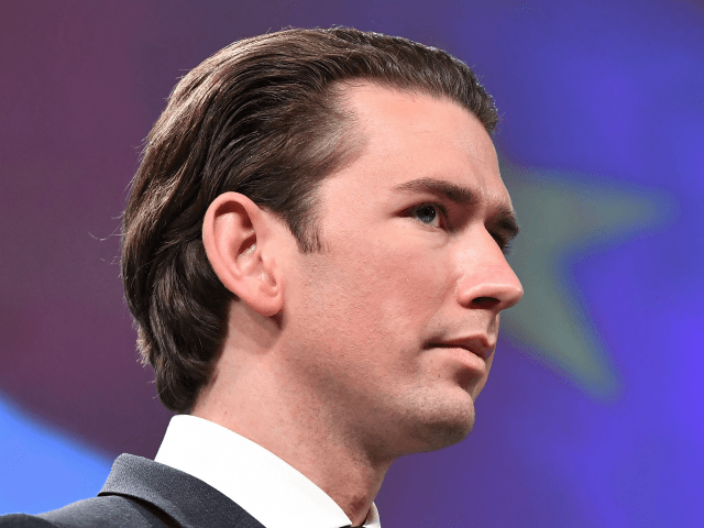 Austria's new Chancellor Sebastian Kurz gives a joint press conference with European Commission President after their meeting on December 19, 2017, at the European Commission in Brussels. ?Austria's far-right was sworn in on December 18 as part of the new government, rounding off a triumphant year for Europe's nationalists. The …