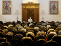 DUISBURG, GERMANY - DECEMBER 11: A general view during the friday prayer at the DITIB-Merkez Mosque is taken on December 11, 2009 in Duisburg, Germany. The recent referendum in Switzerland, in which 57 percent of respondents voted for a ban on the construction of minarets, has sparked a debate across …