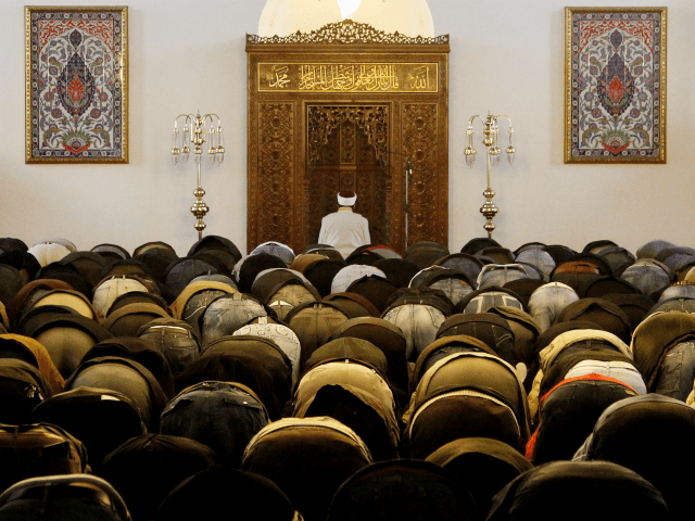 DUISBURG, GERMANY - DECEMBER 11: A general view during the friday prayer at the DITIB-Merkez Mosque is taken on December 11, 2009 in Duisburg, Germany. The recent referendum in Switzerland, in which 57 percent of respondents voted for a ban on the construction of minarets, has sparked a debate across …