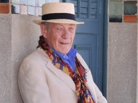 IanMcKellenWeighsInOnHollywood DEAUVILLE, FRANCE - SEPTEMBER 10: Actor Ian McKellen attends the unveiling of his dedicated beach locker room on the Promenade des Planches during the 41st Deauville American Film Festival on September 10, 2015 in Deauville, France. (Photo by Francois Durand/Getty Images)