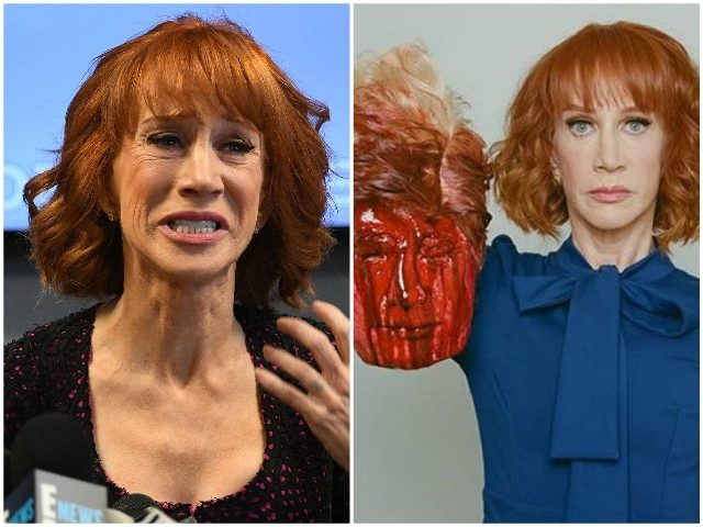 Kathy Griffin Blames Trump for Beheading Backlash Getty/TMZ