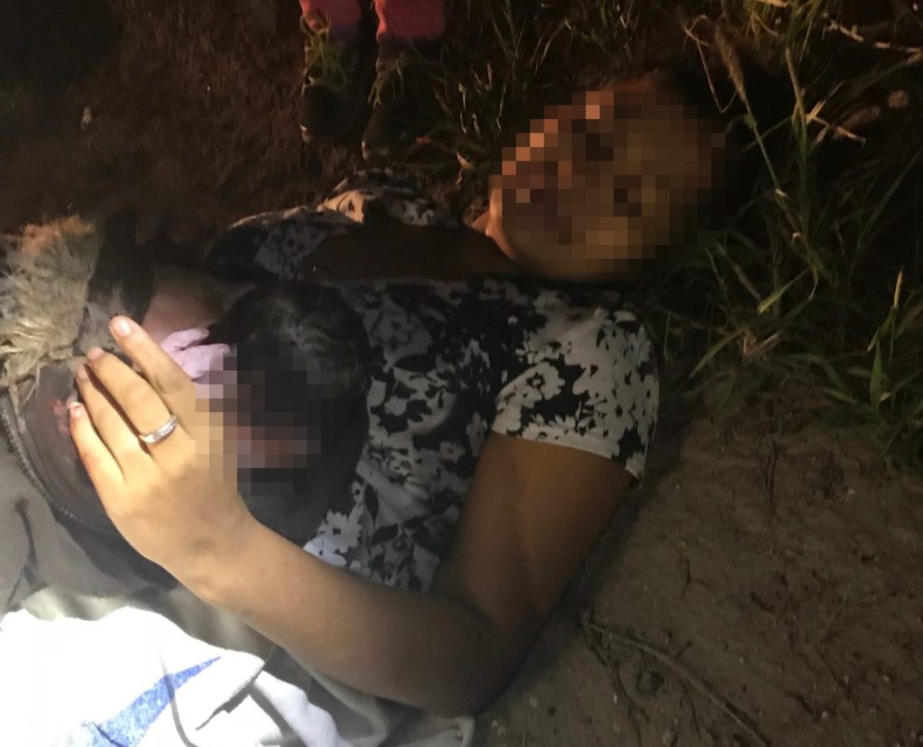 Border Patrol agents deliver baby after woman illegally crosses border.