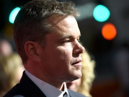 Actor Matt Damon arrives at the premiere of Paramount Pictures’ ‘Suburbicon’ at the Village Theatre on October 22, 2017 in Los Angeles, California. (Photo by Kevin Winter/Getty Images)