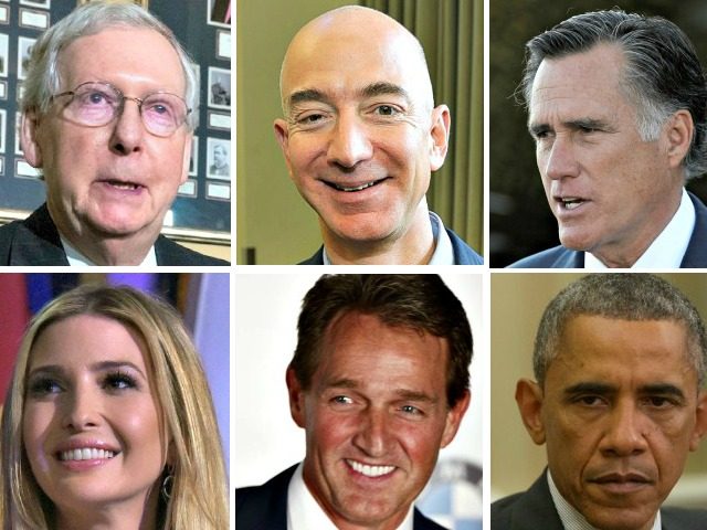 Anti-Moore Posse: McConnell, Bezos, Romney, Ivanka, Flake, Obama