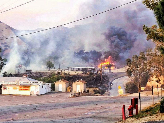 California Wildfires Devour Shooting Ranges in Little Tujunga Canyon