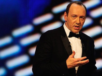 ABU DHABI, UNITED ARAB EMIRATES - FEBRUARY 07: Host Kevin Spacey during the award ceremony